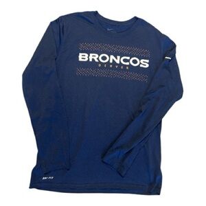 Nike Broncos Dri-FIT Athletic Long sleeve Tee